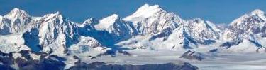 The Fairweather Range is the birthplace of abundant glaciers.